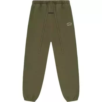 Fear of God Essentials флисовые спортивные штаны военные женские брюки зеленые 130BT245165FW XS