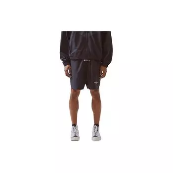 Fear of God Essentials FW19 Нейлоновые шорты для активного отдыха Брюки унисекс Черные FOG-FW19-76 XL