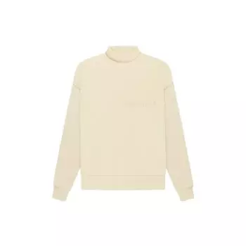Fear of God Essentials FW22 Флисовый свитшот с принтом логотипа и прямыми рукавами Топы унисекс Цвет яичной скорлупы FOG-FW22-309 XS