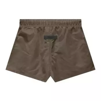 Fear Of God Essentials FW22 Nylon Running Shorts Women Shorts Wood Brown FOG-FW22-716 M