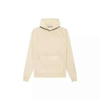 Fear of God Essentials FW22 Велюровая толстовка с длинным рукавом из флиса женские топы цвета яичной скорлупы FOG-FW22-633 XL