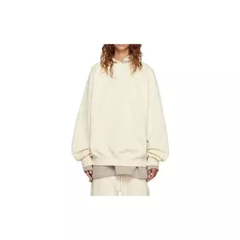 Fear Of God Essentials FW22 Яичная скорлупа однотонный пуловер флисовая толстовка женские толстовки Яичная скорлупа-белый FOGE-FW22-367 XL
