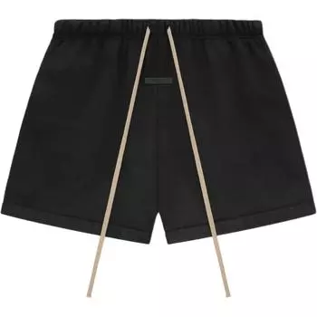 Fear of God Essentials Heavy Fleece Soccer Short Black Men Bottoms 160BT244310F S