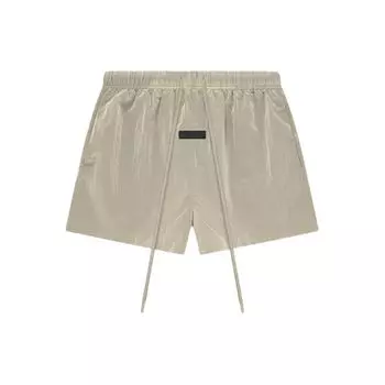 Fear of God Essentials Мятые нейлоновые шорты для бега в саду желтые мужские брюки 160SP244131F XXL