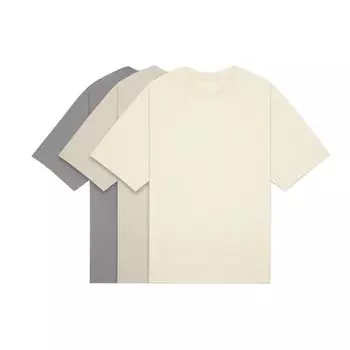 Fear of God Essentials осень/зима 2020, комплект из трех свободных футболок с круглым вырезом и короткими рукавами, топы унисекс, ассорти FOG-FW20-173 XXS