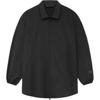 Fear of God Essentials Overshirt черная мужская верхняя одежда 202SU244490F M