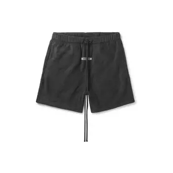 Fear of God Essentials Шорты из флиса Polar Fleece Шорты унисекс Черные FOG-FW20-325 XS