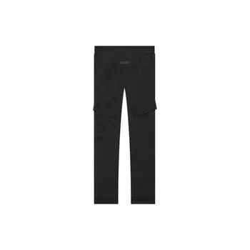 Fear of God Essentials Штормовые брюки на флисовой подкладке, конические повседневные длинные вязаные спортивные штаны, мужские брюки железно-черного цвета FOG-SS22-162 S