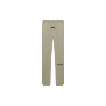Fear of God Essentials Спортивные штаны на флисовой подкладке с завязкой и логотипом Мужские брюки фисташково-зеленого цвета FOG-FW21-022 XS