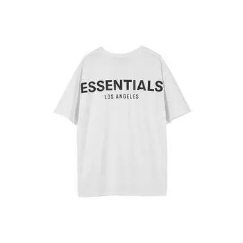 Fear Of God Essentials SS20 LA Tee Unisex Tops White FOG-SS20-005 L