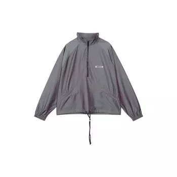 Fear of God Essentials SS20 Переливающаяся спортивная куртка со светоотражающим логотипом и рукавами реглан Верхняя одежда унисекс Фиолетовый FOG-SS20-304 M