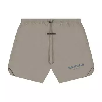 Fear of God Essentials SS21 Шорты для волейбола на шнурке Унисекс Низ Серо-серый FOG-SS21-651 S