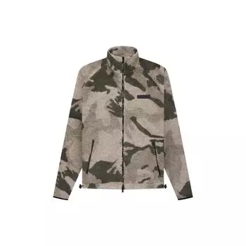 Fear of God Essentials SS22 Камуфляжная флисовая куртка с воротником на молнии Мужская камуфляжная куртка FOG-SS22-057 XL