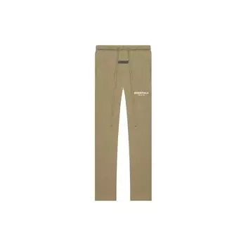 Fear of God Essentials SS22 Повседневные вязаные спортивные штаны с буквенным принтом на флисовой подкладке Брюки унисекс Дубово-коричневые FOG-SS22-397 M