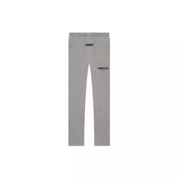 Fear of God Essentials Свободные спортивные штаны на флисовой подкладке SS22 с бархатным логотипом и завязками Мужские брюки Темно-овсяные FOG-SS22-612 XXL