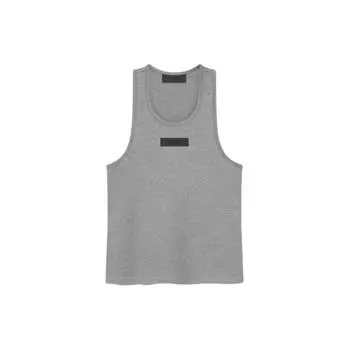 Fear of God Essentials Tank Top Dark Heather Oatmeal Женские топы Серый 125SP245493FW XS