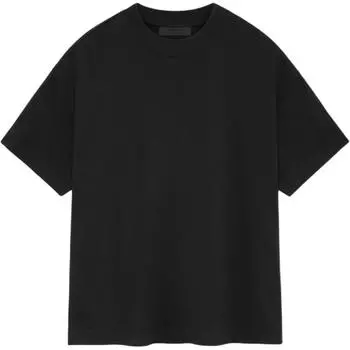 Футболка Fear of God Essentials Черная Мужская Топы 125SU244280F S