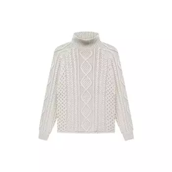Fear of God Essentials Текстурированный однотонный пуловер с высоким воротником и длинными рукавами, трикотажные мужские топы, пшеничный FOG-SS22-104 XXL