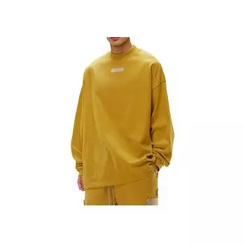Fear Of God Essentials Thunder Bird Series FW24 Thunder Bird Crew Neck Casual Simple Pattern Applique Long Sleeve Heavyweight T-Shirt 125HO234270F S