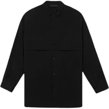 Fear of God Essentials военная нейлоновая верхняя рубашка черная мужская верхняя одежда 186BT244320F XS
