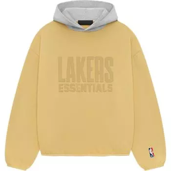 Fear of God Essentials x NBA Los Angeles Lakers Hoodie Yellow Unisex Tops 192AL246506F M
