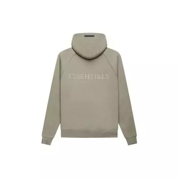 Fear of God Флисовый пуловер Essentials с капюшоном и клеевым принтом на спине с логотипом FW21 Толстовки унисекс Фисташково-зеленый FOG-FW21-001 XXL