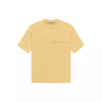 Fear of God Essentials Футболка с коротким рукавом Светлый тосканский Унисекс Топы Желтый 125BT222002F L