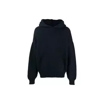 Fear of God FW21 Ribbed Edge Knitted Hoodie Men hoodies Blue FG20-002WSK-415 S
