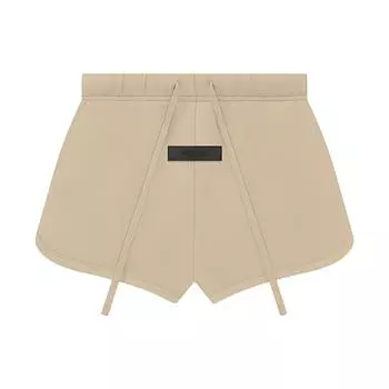 Fear of God Пляжные шорты Essentials Ss23 с нашивкой из песочного логотипа, свободные шорты, женские шорты белого цвета FOG-SS23-102 S