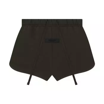 Fear of God Пляжные шорты Essentials Ss23 Off Black Logo Patch Design Женские шорты светло-черного цвета FOG-SS23-100 S