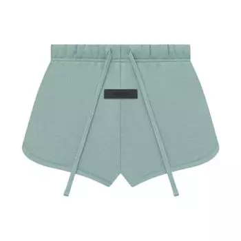 Fear of God Пляжные шорты Essentials SS23 с нашивкой на логотипе Sycamore, однотонные женские шорты Fog-Blue FOG-SS23-098 XL