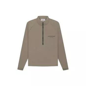 Fear of God Спортивная куртка Essentials FW21 с половиной молнии, воротником-стойкой и рукавами реглан Куртки унисекс Harvest-Wheat FOG-FW21-017 M