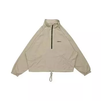 Fear of God Спортивная куртка Essentials с молнией до половины, рукавами реглан и воротником-стойкой Верхняя одежда унисекс Moss FOG-FW20-188 S