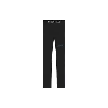 Fear of God Спортивные леггинсы Essentials SS21 с флисовой подкладкой, унисекс, черные FOG-SS21-569 M