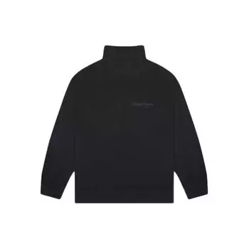 Fear of God Свитшот Essentials SS20 с воротником-стойкой и флисовой подкладкой, топы унисекс, черный FOG-SS20-269 L