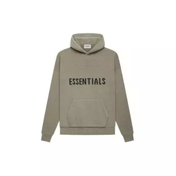 Fear of God Трикотажный пуловер с капюшоном Essentials с однотонным логотипом, топы унисекс, фисташково-зеленый FOG-FW21-013 XXL