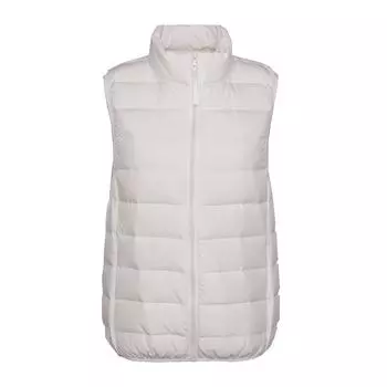 Feather Women s 90-flee женская одежда жилет с воротником-стойкой бесшовный пуховик с клеевым прессованием жилет куртка большого размера осень и зима S красный