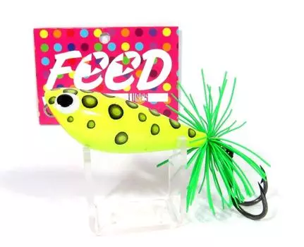Feed Lures Skip 28 Плавающая приманка для деревянной лягушки ручной работы 28 грамм 3 (3003)