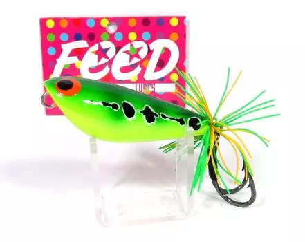 Feed Lures Skip 28 Плавающая приманка для деревянной лягушки ручной работы 28 грамм 8 (3008)