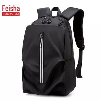 Feisha Unisex Polyester School Backpack - Korean Style Single Shoulder, Perfect for Students and Travel вино красного