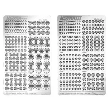 Felimoa Detail up parts for models stainless Approximately 1.0mm-approximately 6.5mm 2 types set