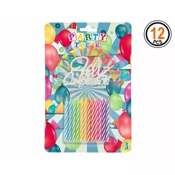 Feliz Cumpleanos Свечи 12 шт.