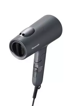 Фен Panasonic с функцией ионизации, быстрая сушка, большой объем воздуха, мощный режим сушки при низкой температуре, двойной ионизации минералов, темно-серый EH-NE7L-H