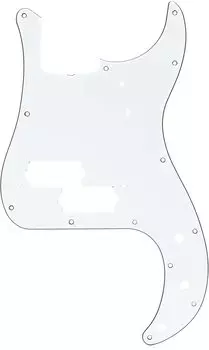 Fender Fender Pickguard PRECISION BASS PICKGUARDS БЕЛЫЕ 13-ОТВЕРСТИЙ В СТИЛЕ 60-Х ВИНТАЖ