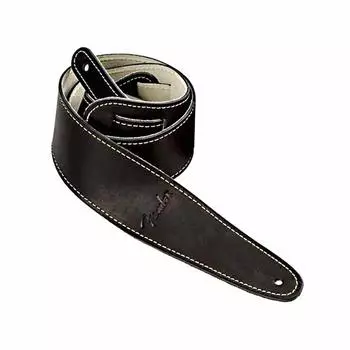 Fender fender strap BALL GLOVE LEATHER BLK STRAP, чёрный