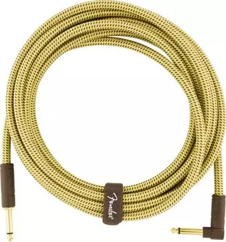 Fender Экранированный кабель серии Deluxe Instrument Tweed 08 0990820086 Кабель, прямой/угловой, 15 футов,