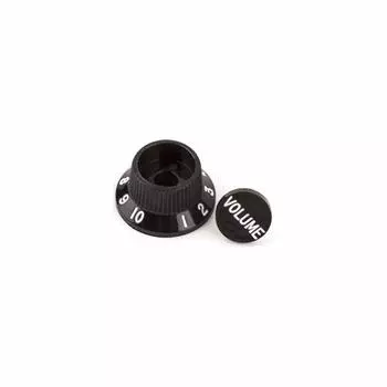 Fender Parts Switch Black Stratocaster® S-1™ Knob/Cap Assembly, чёрный
