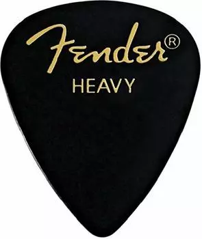Fender Pick 351 Shape Classic, Heavy, Black, (144) чёрный