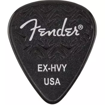Fender pick Wavelength™ Picks Extra Heavy 6 Pack, Black