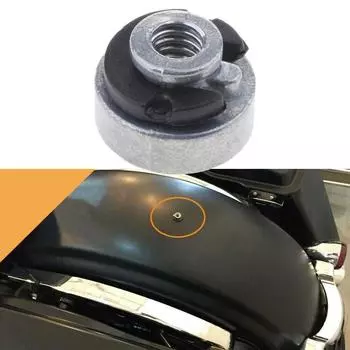 Fender-Seat Nut Kit Seat Nut 1/4\-20 Threaded Nut For-Harley 1996-2021 Hot-Sale